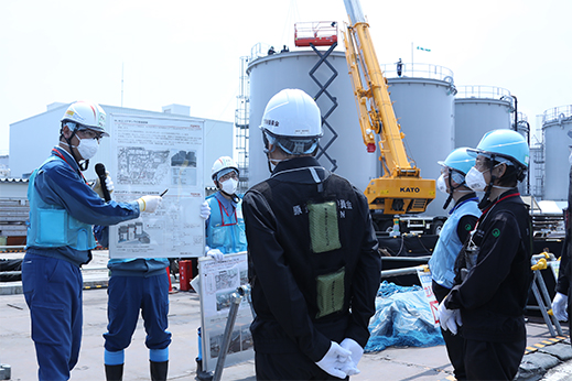 福島第一・第二原子力発電所現地視察の画像