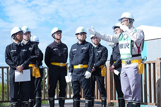 大間原子力発電所の現地調査の画像